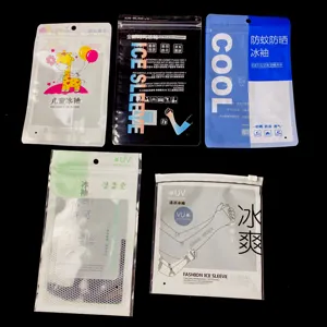 Coloré clair scellé Ziplock sacs organisateur bijoux montre glace manchon OPP plastique fermeture éclair sacs pochette emballage sac