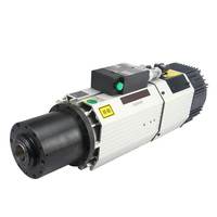 Vente d'usine 6kw 7.5kw HSD moteur électrique broche refroidie par air pour le travail du bois