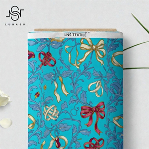 Tissu Popeline Imprimé Numérique 100% Coton Biologique Motif Liberty Tana Écologique Absorbant l'Humidité Respirant Poids Moyen - Product Image 6