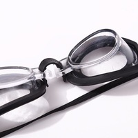 Nouvelles lunettes de poupée 2024, 5 cm, faites à la main, mini lunettes de poupée en plastique PP noir, accessoires de natation, lunettes de plongée, accessoires photo pour enfants