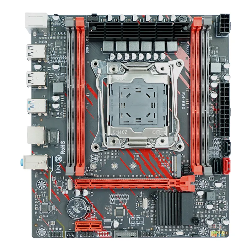 computer mainboard Xeon E5 LGA2011-3 pc server mother board HM55 Chipset dual channel DDR3 128GB X99 desktop motherboard