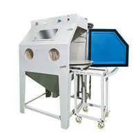 Machine de sablage à pression industrielle pour le nettoyage des surfaces métalliques