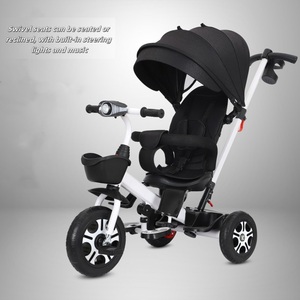 Vélo pour enfants de 1 à 4 ans, poussette pliable pour enfant, siège pivotant, scooter pour enfants, tricycle pour bébé, vélo à 3 roues, sac de transport pour <span class=keywords><strong>maman</strong></span> - Product Image 6