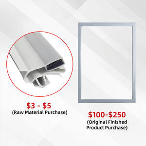 Joint magnétique durable en PVC pour porte de réfrigérateur, extrudé et découpé, pour congélateur et réfrigérateur - Product Image 2