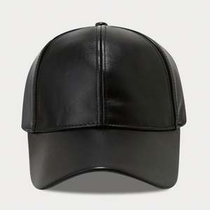 Casquette de baseball en PU de style européen et américain pour hommes, casquette rétro pare-soleil pour l'automne, casquettes de baseball pour personnes d'âge moyen et âgées - Product Image 4