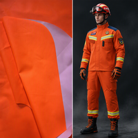 Toile imperméable, taffetas ignifuge, orange fluorescent, tissu Oxford enduit ignifuge, retardateur de flamme