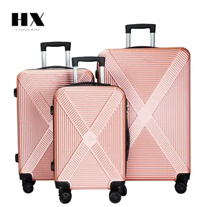 מזוודה טרולי משקל קל, באיכות גבוהה 3 יח 20 "24" 28 "סט נסיעות, אורטרלי אופנה אורטרלי