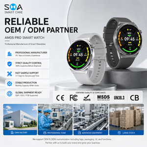 Montre connectée GPS personnalisée en usine, 150+ modes sportifs, écran rond de 1,45 pouce, appels, étanche IP68, montre de fitness - Product Image 6