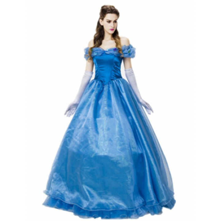 open lace back dress Deluxe Sassy Snow White Adult Costume