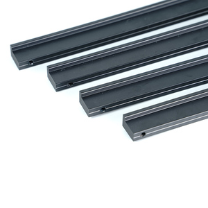 Hợp kim nhôm hiện đại vàng đen kéo dài tủ quần áo tủ lõm kéo xử lý cho phòng ngủ tủ quần áo ẩn ngăn kéo cửa nhà bếp - Product Image 5