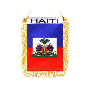 ハイチ応援セット布帽子テーブルフラッグラヤードネックレス手を振る旗ハイチ祭りのための国旗 - Product Image 2