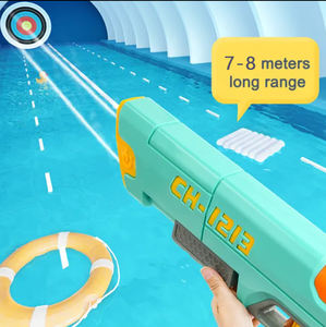 2024ปืนฉีดน้ำสำหรับเด็กขนาดใหญ่, ปืนฉีดน้ำหัวฉีดคู่สุดเท่ของเล่นกลางแจ้ง - Product Image 4