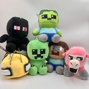 Juguetes de <span class=keywords><strong>Peluche</strong></span> de Minecraft, Dragón de la Sombra Final, Steve, Murciélago, Calamar, Zombi, Muñecos de <span class=keywords><strong>Peluche</strong></span> para Niños, Regalo de Cumpleaños - Product Image 6