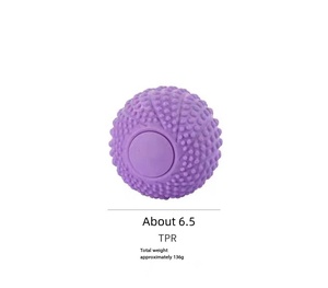 Pelotas de masaje para yoga y fitness, rodillos de ejercicio con púas suaves para pies, manos y músculos, para aliviar la tensión muscular y el dolor en los pies, herramienta de masaje. - Product Image 4