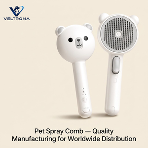 Cepillo Eléctrico a Vapor para Mascotas, para Gatos y Perros, con Pulverización Fina, IPX6, Lavable, Recargable por USB, Diseño <span class=keywords><strong>de</strong></span> Oso, Un Solo Clic - Product Image 5