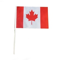 Écran de guidage personnalisé, drapeau à main sublimation imprimé promotion publicitaire promotion drapeau bannière petits drapeaux en papier