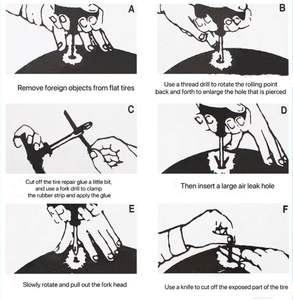 Votatore per riparazione di pneumatici di emergenza, - Product Image 6