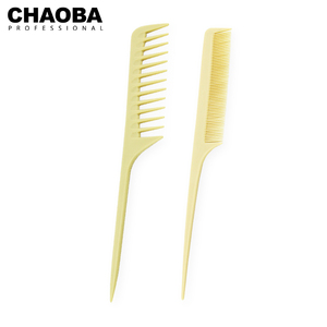 <strong>Customizable</strong> Logo Yellow Bone Tail <strong>Comb</strong> Plastic Rat Tail <strong>Comb</strong> Bulk Hair Styling <strong>Comb</strong> - Product Image 5
