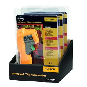 Fluke 62MAX เครื่องวัดอุณหภูมิอินฟราเรดปืนอุณหภูมิความแม่นยําสูง