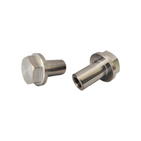 GR5 Titan-Schrauben M8*20mm Bestseller Sechskant-Flanschkopf Hohldübel-Schrauben Hochwertige Zylinderhülsen-Muttern
