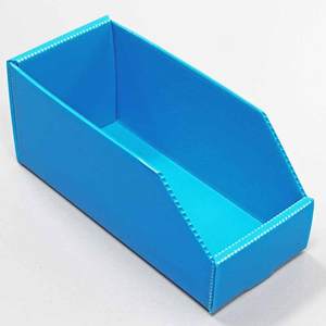 Bacs de rangement empilables pliables pour grand entrepôt Boîtes de cueillette empilables <span class=keywords><strong>Corex</strong></span> en plastique ondulé pour organisateur de commerce électronique - Product Image 6