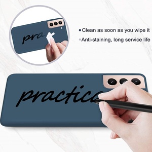 Funda de Silicona Líquida, Acabado Mate, TPU, Minimalista, Compatible con Samsung Galaxy S21 5G - Product Image 6
