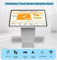Kiosque à écran tactile LCD de 55 pouces pour le marketing interactif pour les expositions et les applications de signalisation numérique