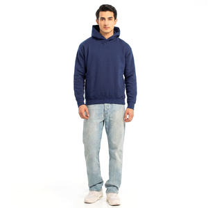Veste polaire à capuche décontractée pour homme Clush Industries, mélange polyester/coton, respirante, séchage rapide, coupe régulière, hiver - Product Image 1