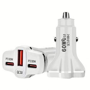 ที่ชาร์จในรถยนต์แบบเร็ว PD30W+QC18W 78W QC5.0 Type-C 3 พอร์ต สำหรับโทรศัพท์มือถือ - Product Image 1