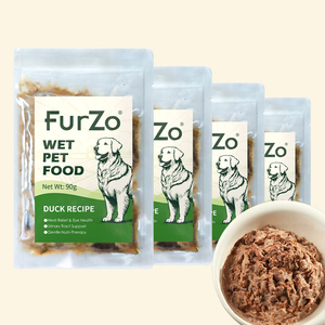 FurZo Fabrika Satışı Islak Köpek Maması Sığır Ördek Güvercin Tavuk Aromalı Tahılsız Yüksek Proteinli Kas Geliştirici Cilt ve Tüy Sağlığı İçin Köpek Maması - Product Image 2