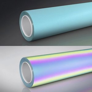 ฟิล์มหุ้มรถสีรุ้งสะท้อนแสงแบบปริซึมสีน้ำเงิน - Product Image 1