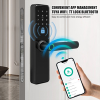 Application Tuya, serrure électronique digitale, sonnette, empreinte digitale, serrure de porte intelligente avec télécommande