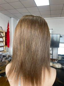 Pelucas delanteras de encaje de pelo europeo virgen de nuevo diseño 2025 densidad transpirable transparente para peluca sin pegamento de encaje para mujeres blancas 130% - Product Image 4