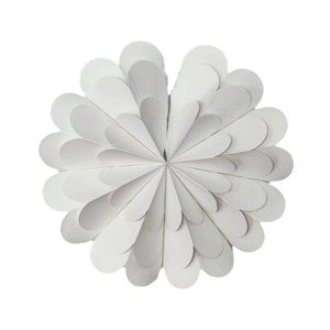 QF Shade Weihnachtsdekoration Hängende Ornamente Festliche Veranstaltungsgestaltung Faltbare <span class=keywords><strong>Origami</strong></span> 3D Herz Achteckige Papierlaterne - Product Image 6