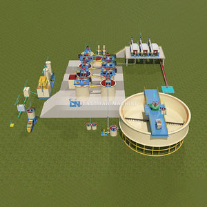 100tpd altın üretim hattı altın ekipman CIL karbon liç süreci komple Set - Product Image 1