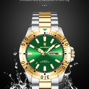 Reloj de Lujo POEDAGAR para Hombre, Reloj Deportivo de Cuarzo, Resistente al Agua, Luminoso, con Fecha, Día de la Semana, Reloj de Acero Inoxidable para Hombre - Product Image 6