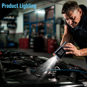 Arrancador de Emergencia para Coche 12V con Batería Externa, Compresor de Aire, Luz LED y Inflador de Neumáticos para Gasolina y Diésel - Product Image 2