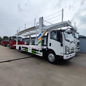 Camion porte-voitures Isuzu 4x2 diesel manuel multi-essieux semi-remorque 18T pour le transport de véhicules en Chine - Product Image 2