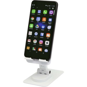 Alhena supporto per telefono intelligente di tracciamento 360 gradi supporto in plastica pieghevole con ripiano in metallo 360 gradi modalità di fissaggio della tenuta girevole - Product Image 1