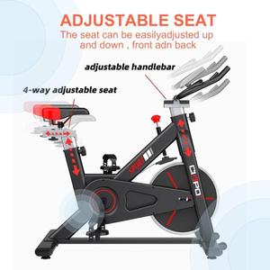 Bicicleta estática de ciclismo indoor CIAPO 809 con resistencia magnética de volante para ejercicio en casa - Product Image 4