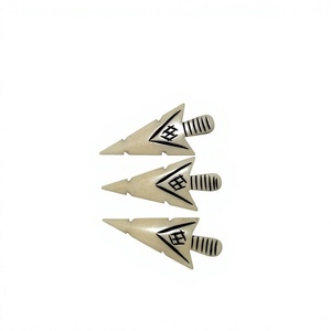 Perles de bijoux en os incrusté les plus vendues, faites à la main, couleur personnalisée, coupe ovale brillante, BS International NA117 Perles Pen - Product Image 6