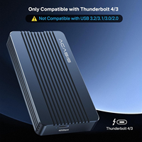Carcasa Acasis para SSD M.2 NVMe de 40 Gbps y 8 TB de Capacidad, Compatible con Formatos 2230, 2242, 2260 y 2280 para Mac Mini M4