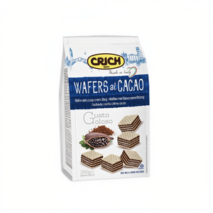 Crich Chocolate Cocoa Wafer Biscuits Crispy <b>Sweet</b> 250g 10 <b>Packets</b> <b>in</b> Bag - Product Image 2
