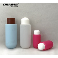 Conteneurs d'emballage de nettoyant cosmétique en plastique de qualité supérieure de 100ml pour lavage du visage et bain corporel