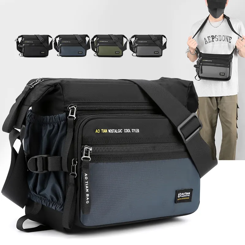 2022 fashion nylon wholesale briefcase for man wholesale men messenger bag designer business man bag