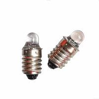 Bombilla LED HoneyFly para Linterna E10 3V/6V, Bombilla Incandescente Mini Focalizada, Luz Blanca Cálida