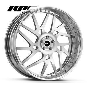 Jantes forgées Roc Custom Rose Gold Chrome Twisted Maglia 22, 24, 26 pouces, 2/3 pièces, 5x120.65, 5x127 pour Chevy Caprice - Product Image 3