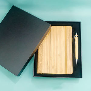 Regalos IStapromo: Cuaderno Ecológico de Bambú con Tapa Dura y Portaplumas para Graduación, Navidad, Año Nuevo Chino - Product Image 6