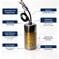 QRR0.15GW/S Aerosol-Feuerlöscher Automatischer Feuerlöscher Aerosol-Brandunterdrückung für Elektroschränke
