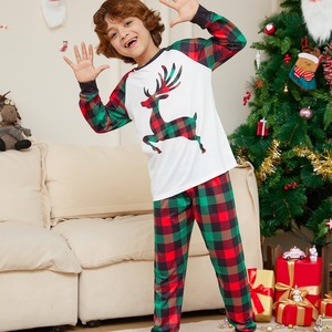 Conjunto de Pijamas de Natal com Estampa de Rena 2026, Manga Longa, Roupas de Dormir em Família para Adultos e Crianças, Moda de Férias em Estilo Cartoon - Product Image 5